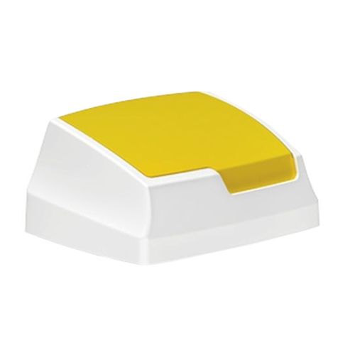 Plastové víko s klapkou 50 l - červené