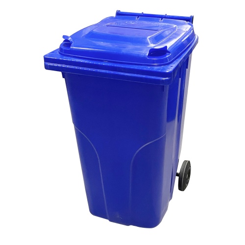 Plastová popelnice 240 l. vhoz papír