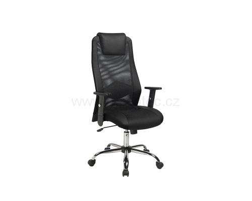 Kancelářská židle Sander se vzdušným opěradlem - černá