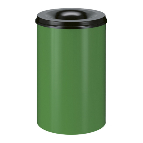 Samozhášecí odpadkový koš 50 l - zeleno-černý