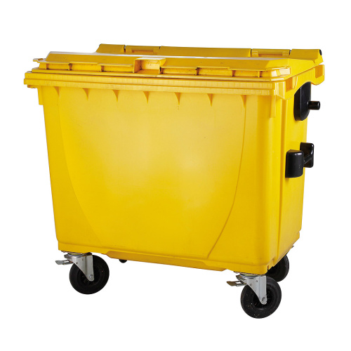 Plastový kontejner 660 l. - žlutý