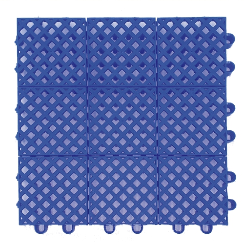 Plastová rohož 245x245x15mm - modrá