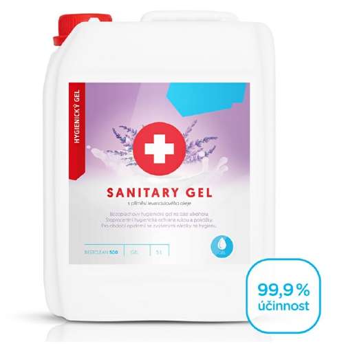 Bezoplachový dezinfekční gel 5l