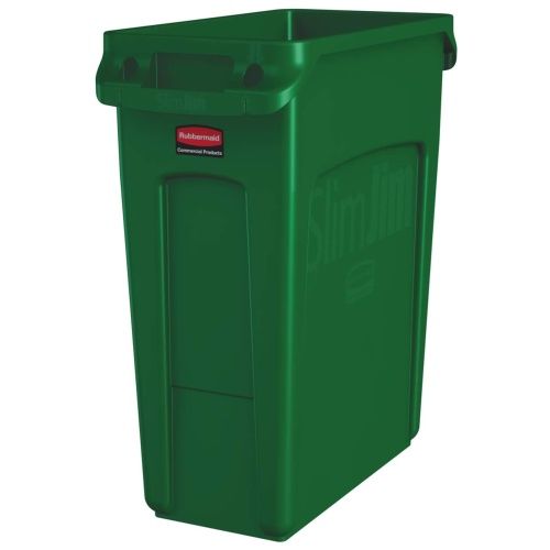 Nádoba na tříděný odpad Slim Jim 60,5 l. - zelená